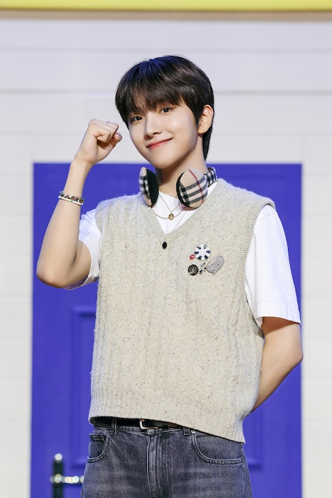 最年少のWOONHAK。 (c)KOZ Entertainment. All Rights Reserved.