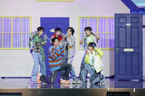 BOYNEXTDOORのパフォーマンスの様子。(c)KOZ Entertainment. All Rights Reserved.