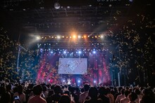 仲村悠菜生誕ソロライブ「純喫茶ミルクティー～1杯目～」の様子。