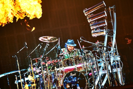 真矢（Dr）（撮影：田辺佳子）