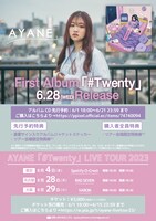 AYANE「#Twenty」フライヤー