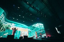 Bonbero、LANA、MFS、Watsonによる「Makuhari」のパフォーマンスの様子。