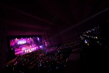 「超ときめき♡宣伝部のハートロックオンホールTOUR 2023」初日公演の様子。