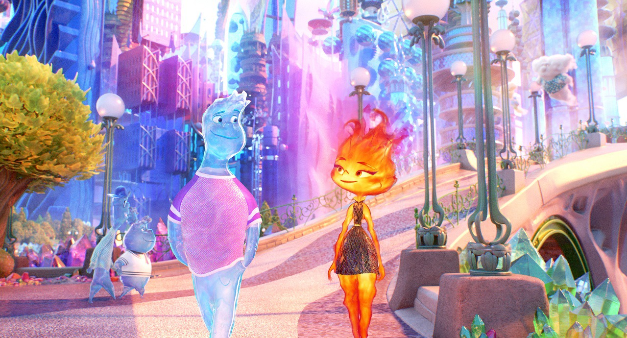 映画「マイ・エレメン映画メインビジュアル(c)2023 Disney/Pixar. All Rights Reserved.