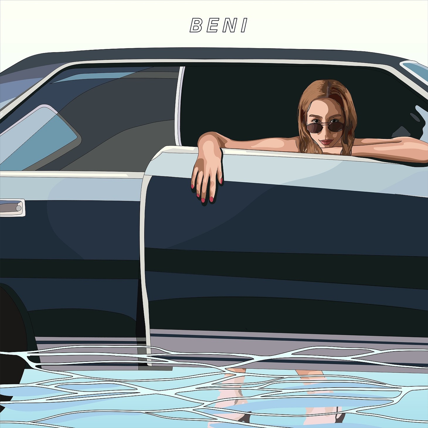 BENI「RIDE ON TIME」配信ジャケット