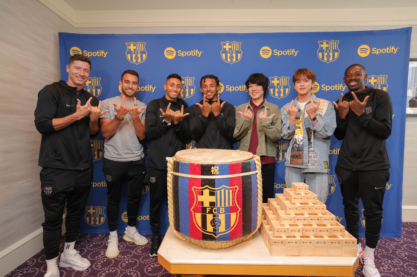 河野純喜（JO1）、山内総一郎（フジファブリック）、FCバルセロナの選手。