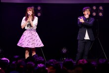 大黒柚姫（TEAM SHACHI）と瀬戸口俊介（SCRAP）。