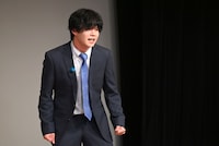 カイのチャレンジの様子。