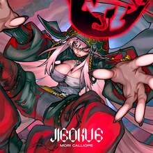 Mori Calliope「JIGOKU 6」通常盤ジャケット