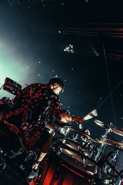 MY FIRST STORYのKid'z（Dr）。（Photo by Taka"nekoze photo”）