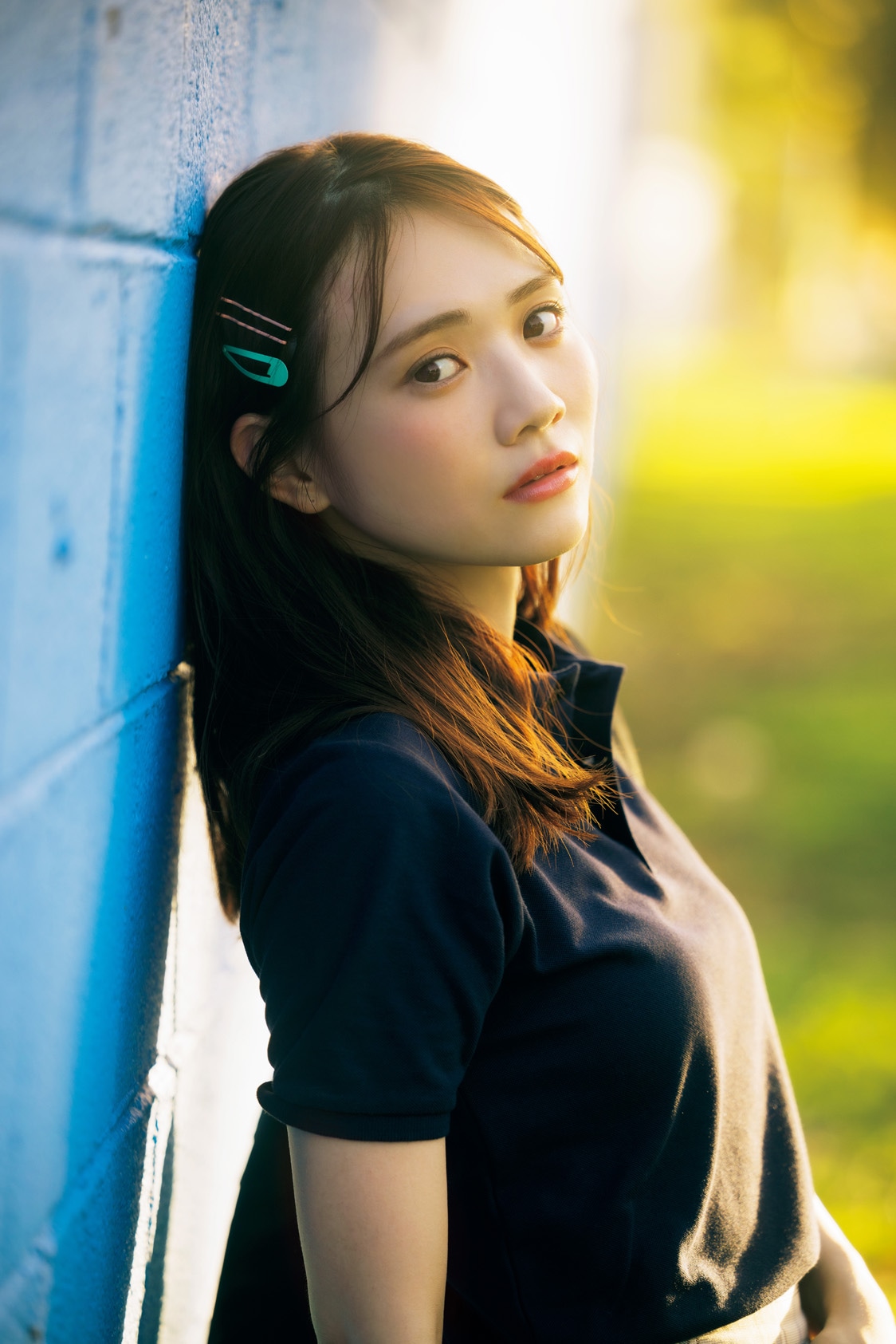 田村真佑（乃木坂46）1st写真集（タイトル未定）より。（撮影：藤原宏［Pygmy Company］）