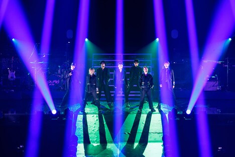 7ORDER「LIVE TOUR 2023 DUAL」東京・武蔵野の森総合スポーツプラザ公演の様子。