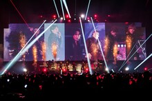 7ORDER「LIVE TOUR 2023 DUAL」東京・武蔵野の森総合スポーツプラザ公演の様子。