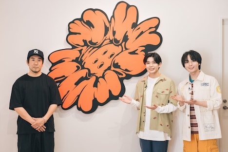 左からSHUN SUDO、長尾謙杜、大西 流星。(c)日本テレビ