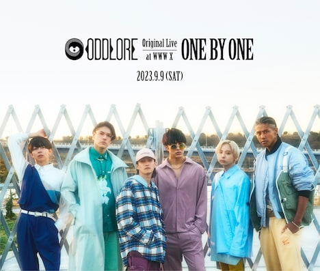 「ODDLORE Original Live "ONE BY ONE" at WWW X」告知画像
