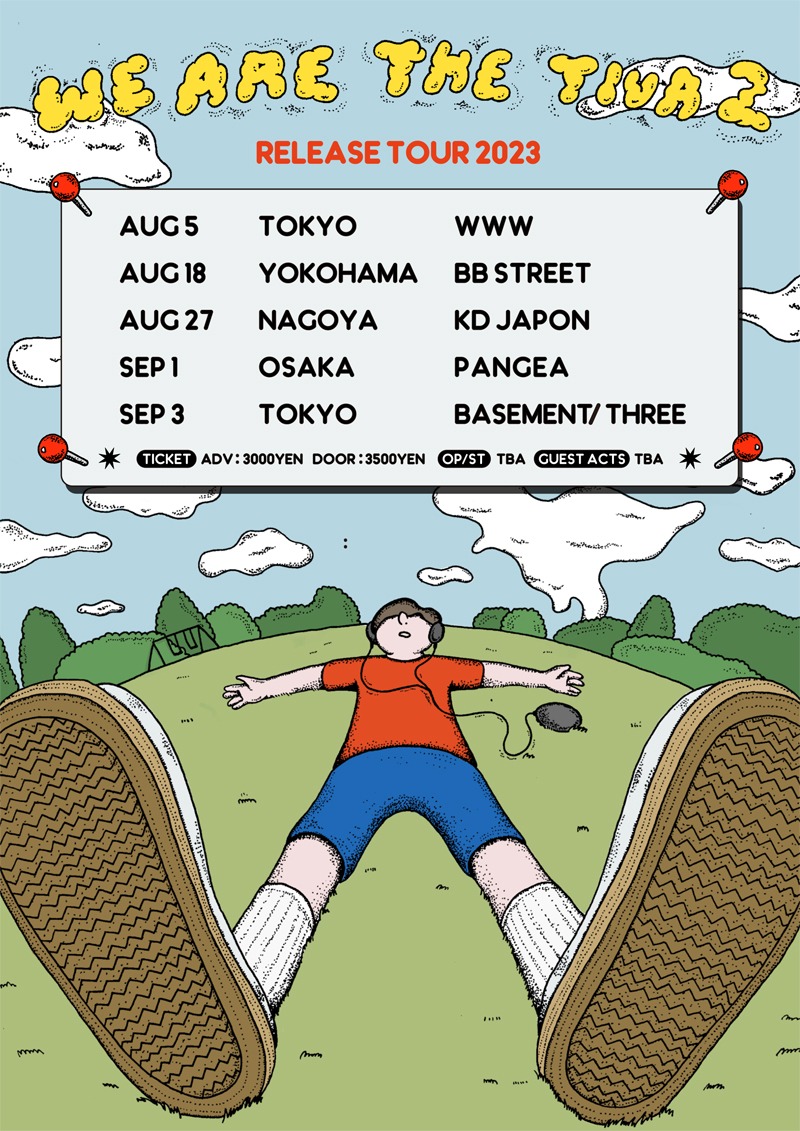 「THEティバ 3rd EP we are the tive 2 Tour'22」フライヤー