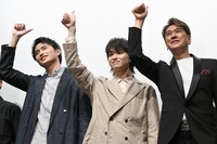 舞台挨拶の様子。