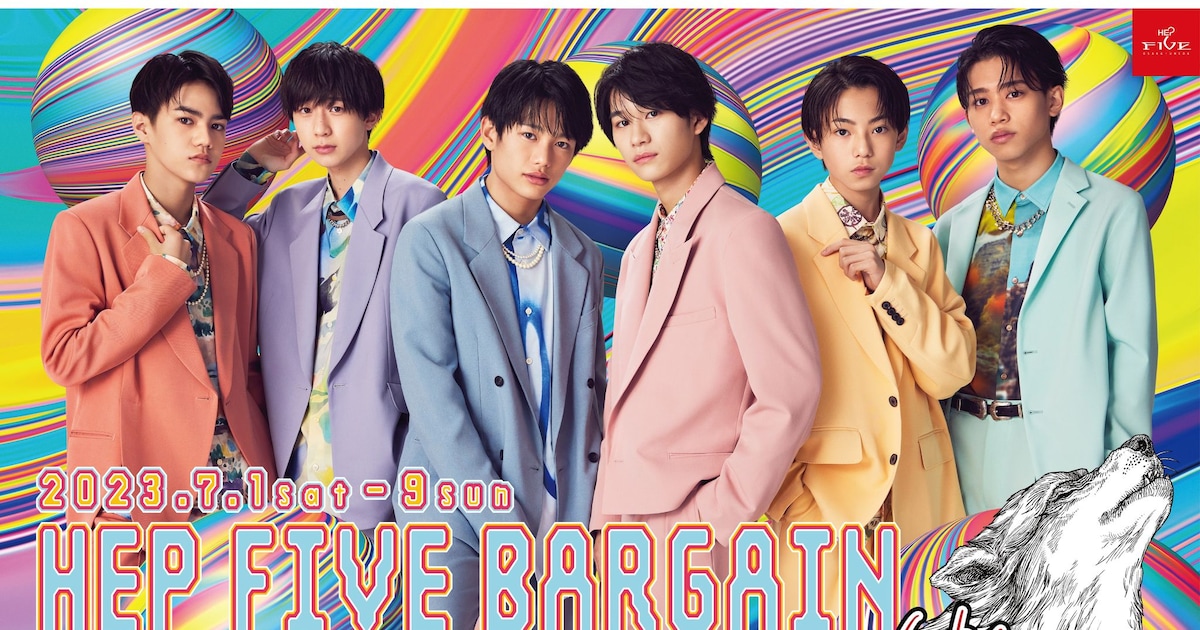 関西ジャニーズJr.の6人、グループの枠を越えて大阪商業施設のイメージ 