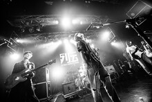 「スペースシャワー列伝 JAPAN TOUR 2023」出演時の帝国喫茶。（撮影：タカギユウスケ）