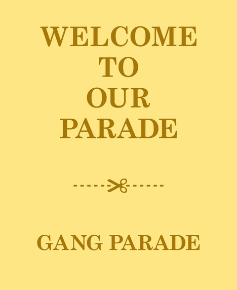 GANG PARADE「WELCOME TO OUR PARADE」ブックレット表紙