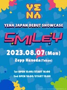 「YENA JAPAN DEBUT SHOWCASE”SMILEY”」フライヤー