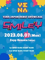 「YENA JAPAN DEBUT SHOWCASE”SMILEY”」フライヤー