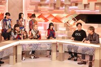 左からBiSH、稲田直樹、中居正広。(c)フジテレビ