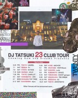 「DJ TATSUKI “23”CLUB TOUR」ビジュアル