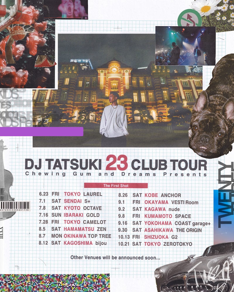 「DJ TATSUKI “23”CLUB TOUR」ビジュアル