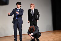 カイ、リョウガ、シューヤのチャレンジの様子。