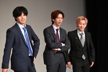 カイ、リョウガ、シューヤのチャレンジの様子。