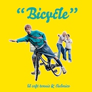 lil soft tennis & chelmico「Bicycle」配信ジャケット