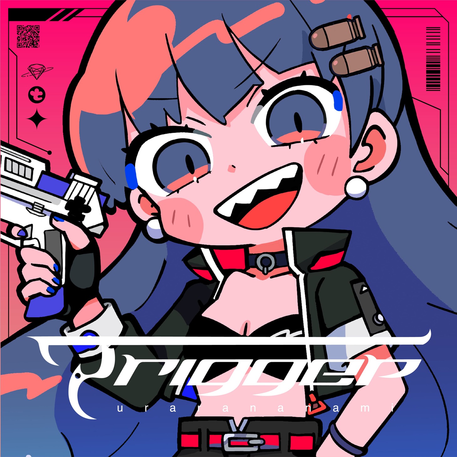 七海うらら「Trigger」配信ジャケット