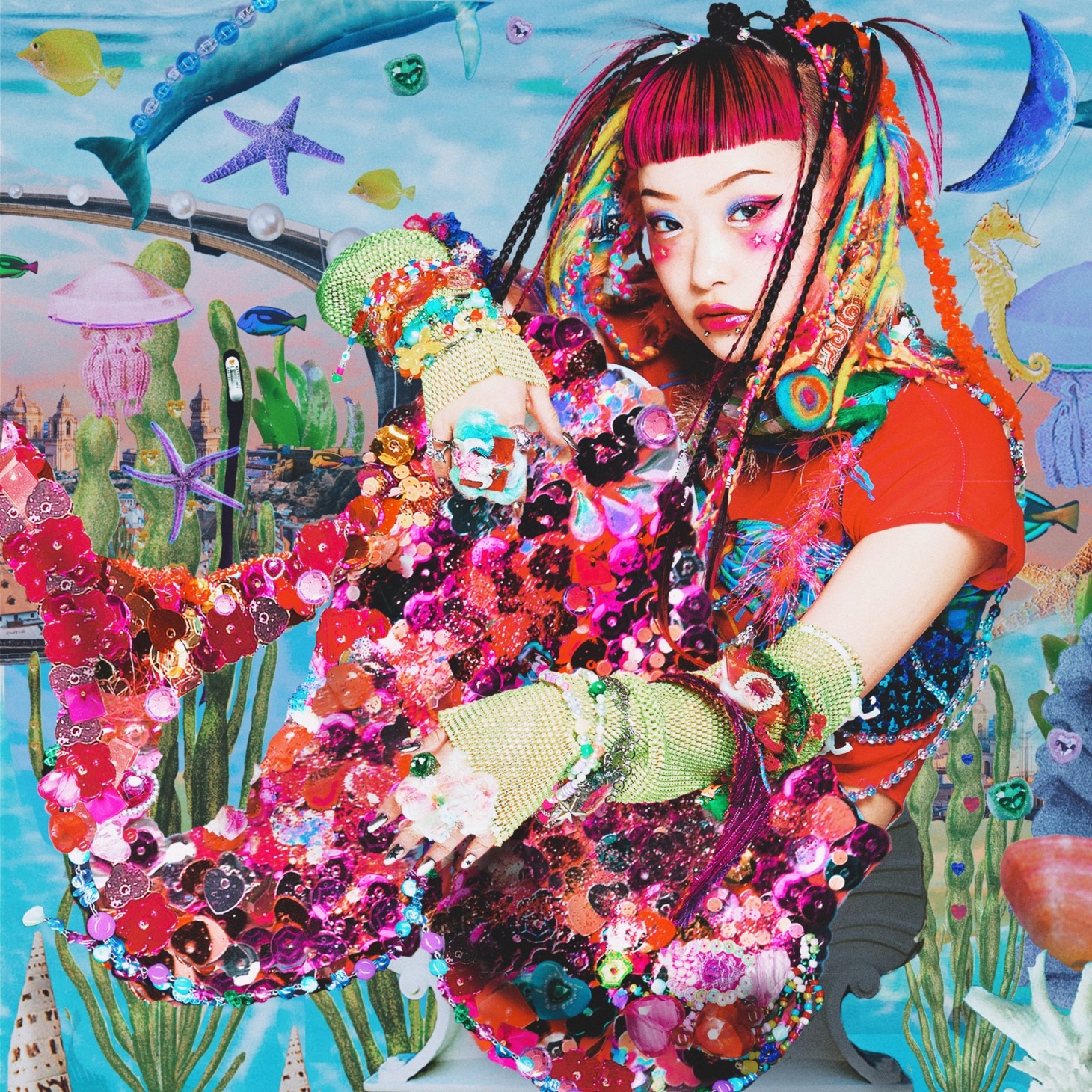水曜日のカンパネラ「マーメイド」配信ジャケット