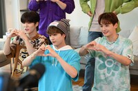 TikTok撮影の様子。