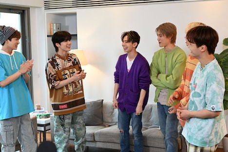 TikTok撮影の様子。