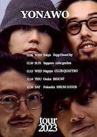 「yonawo tour 2023」告知ビジュアル