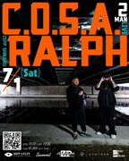 「C.O.S.A. & ralph 2 MAN LIVE at Zepp Shinjuku」フライヤー