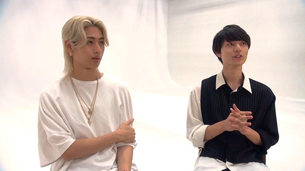 HiHi Jetsの猪狩蒼弥と作間龍斗。(c)フジテレビ - 野呂佳代が