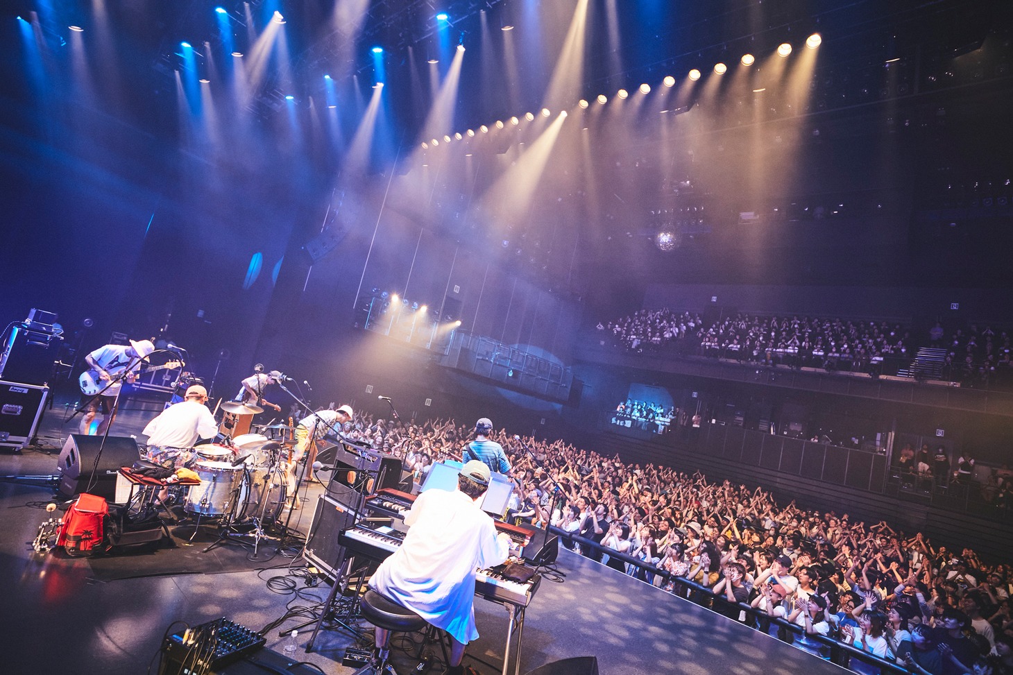 「never young beach 5th Album “ありがとう” Release Show」東京公演の様子。