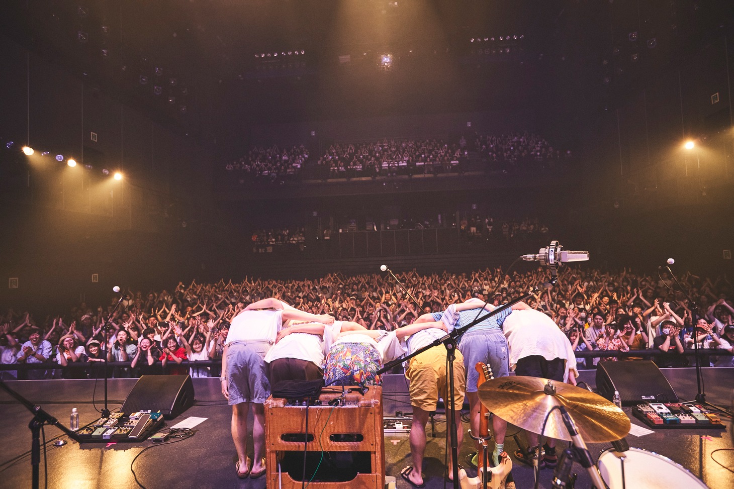 「never young beach 5th Album “ありがとう” Release Show」東京公演の様子。