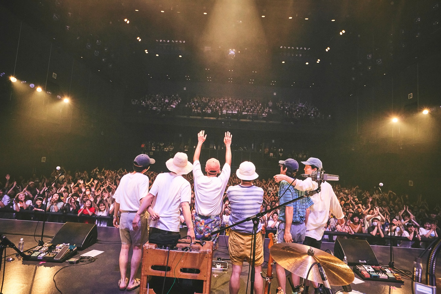 「never young beach 5th Album “ありがとう” Release Show」東京公演の様子。