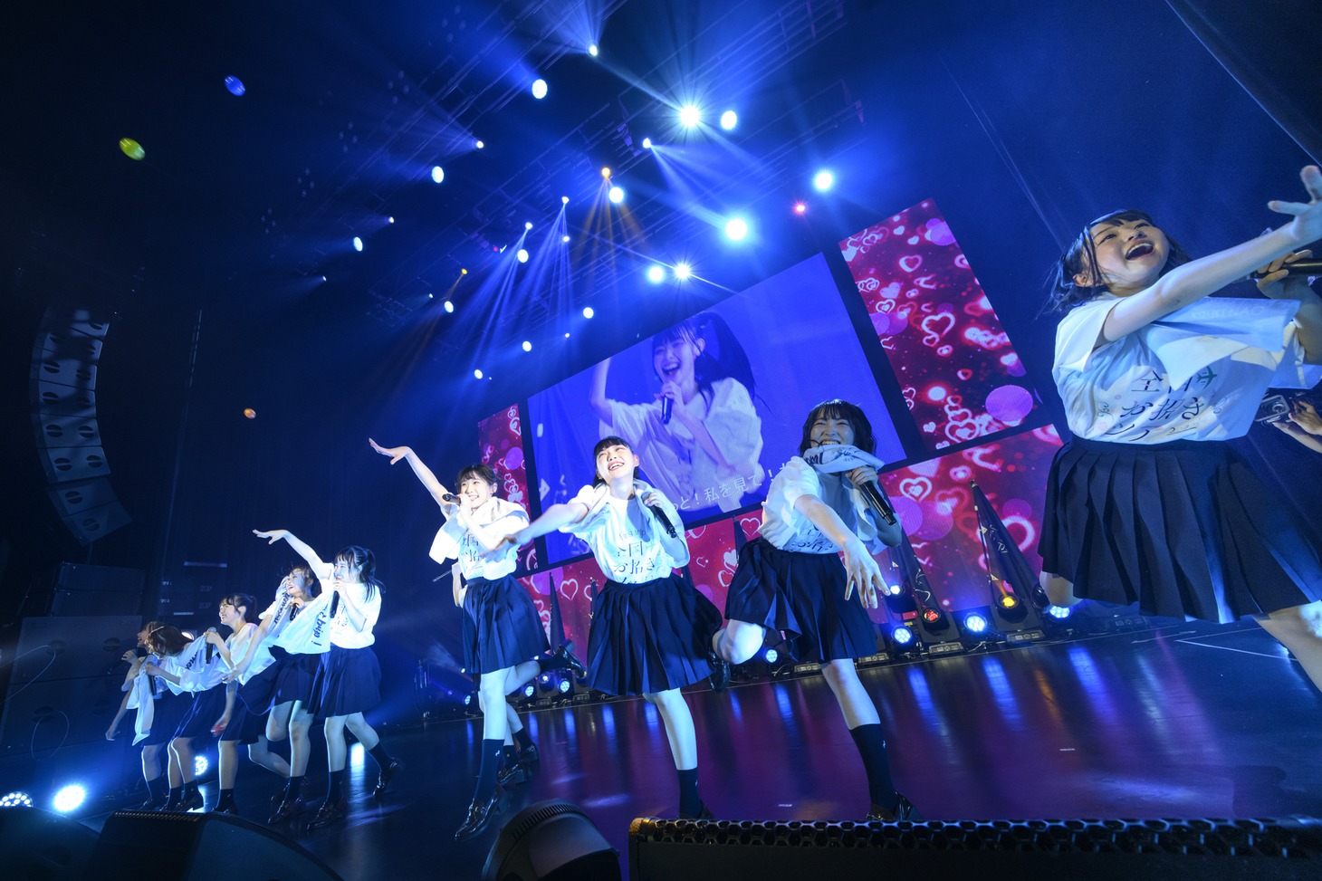 「高嶺のなでしこ 全国お招きツアー2023～First trip～」ファイナル公演の様子。（撮影：林晋介）