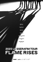 LE SSERAFIM「2023 LE SSERAFIM TOUR ‘FLAME RISES’」ビジュアル (P)&(C) SOURCE MUSIC