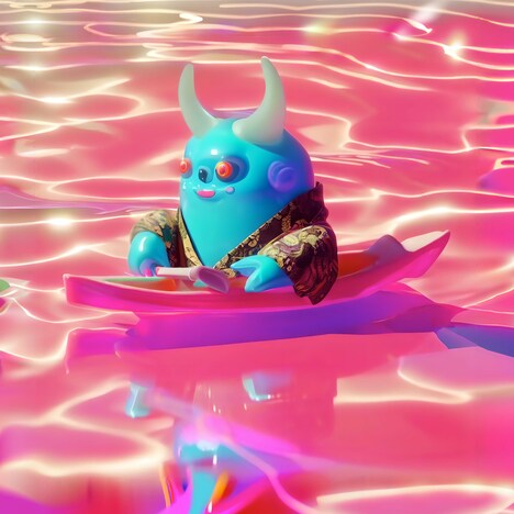 Maika Loubté「Rainbow Light Eyes」配信ジャケット