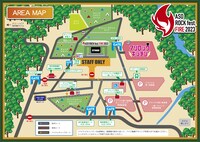 「ASO ROCK FESTIVAL FIRE 2023」エリアマップ