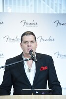 フェンダーミュージック株式会社代表取締役社長アジアパシフィック統括のエドワード・コール氏。