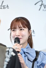 SILENT SIRENのすぅ（Vo, G）。