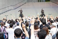 ClariS「淋しい熱帯魚」リリース記念イベントの様子。（撮影：平野タカシ）