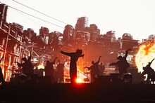 「米津玄師 2023 TOUR / 空想」横浜公演の様子。